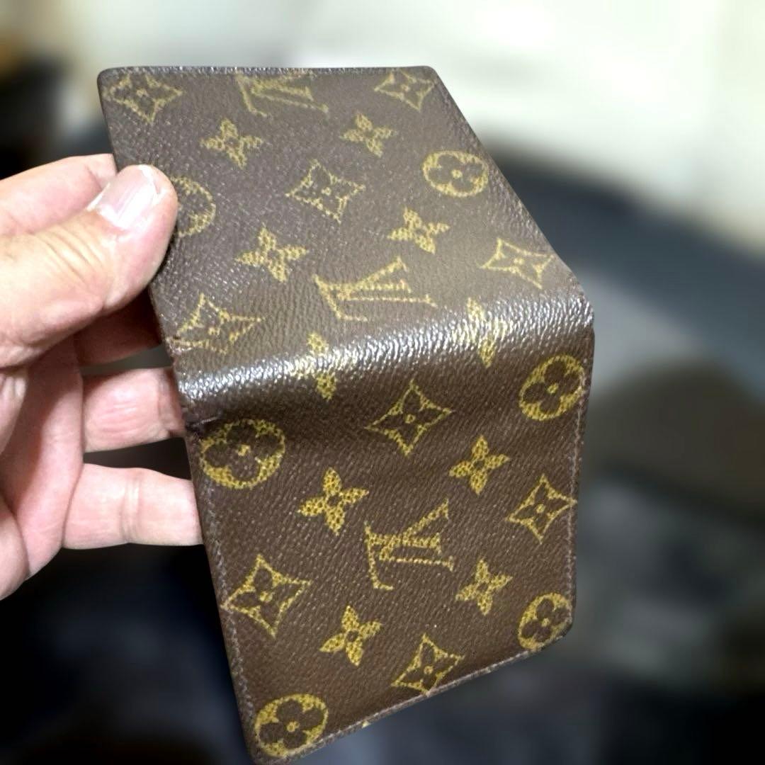 ⑤☆優良品☆モノグラム ♪マルコ☆2つ折り財布★ポケットあり