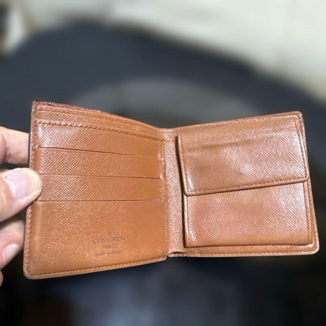 ⑤☆優良品☆モノグラム ♪マルコ☆2つ折り財布★ポケットあり