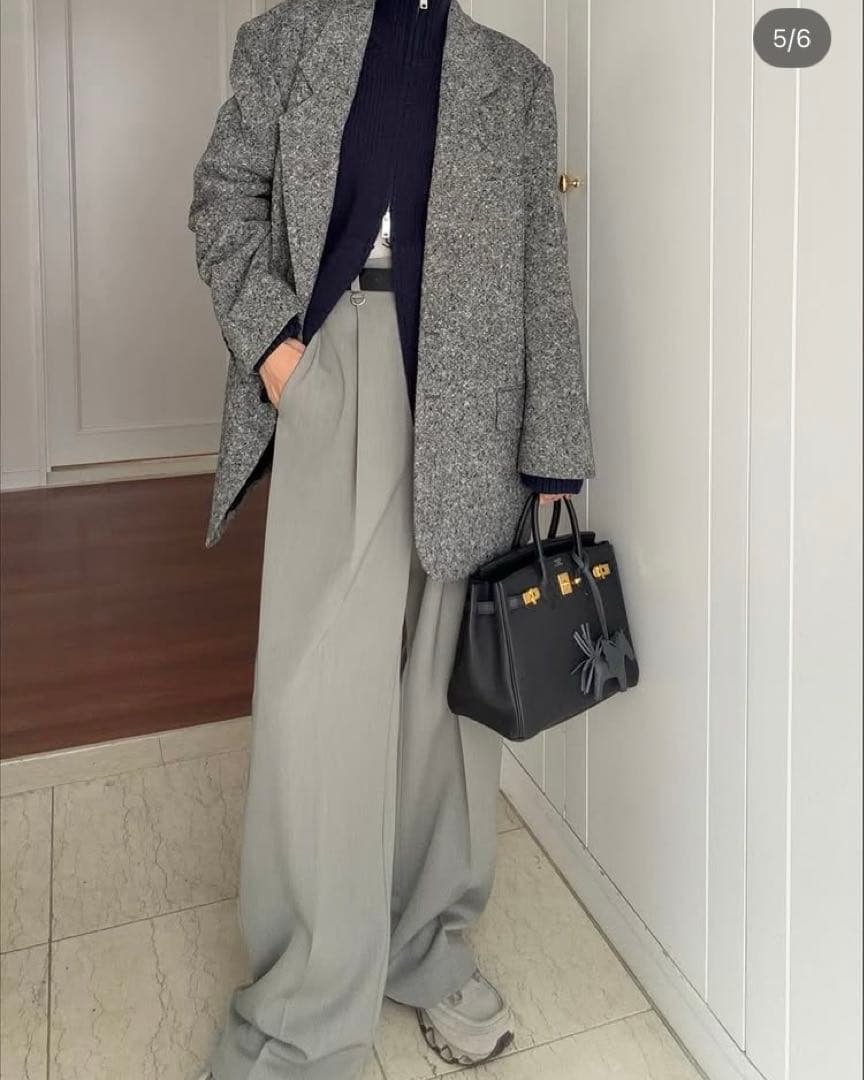 トップス CLANE POCKET ZIP KNIT TOPS