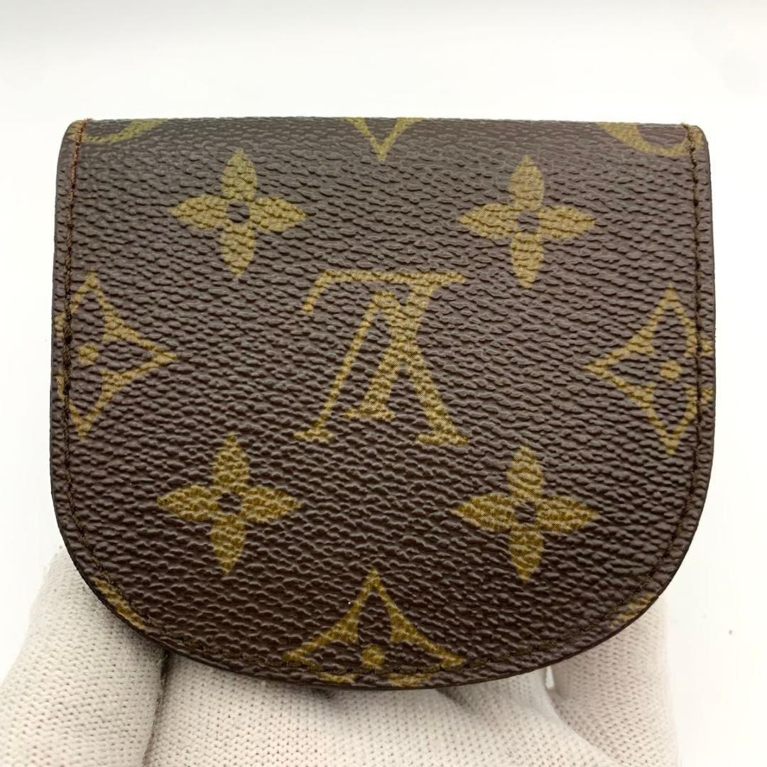 鑑定済み 美品 ルイヴィトン ポルトモネ グゼ ケース 財布 コンパクト