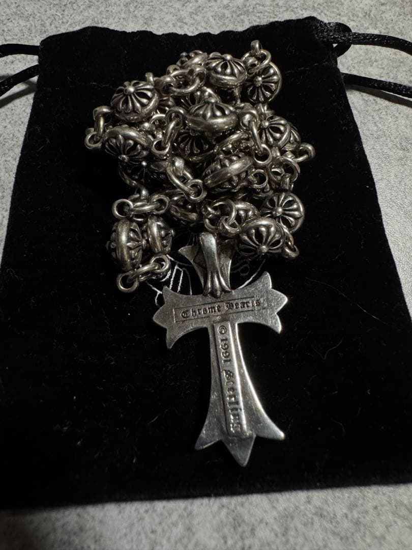 クロムハーツネックレス ポーチ付き