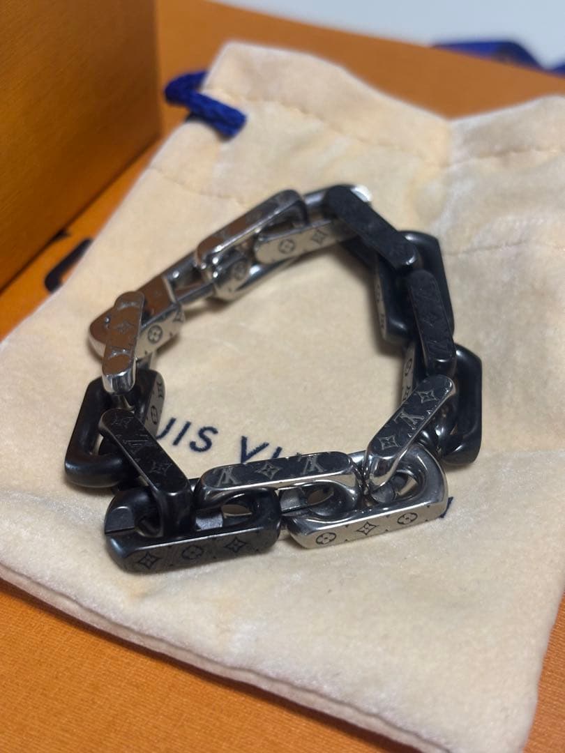 LOUIS VUITTON モノグラムチェーン ブレスレット