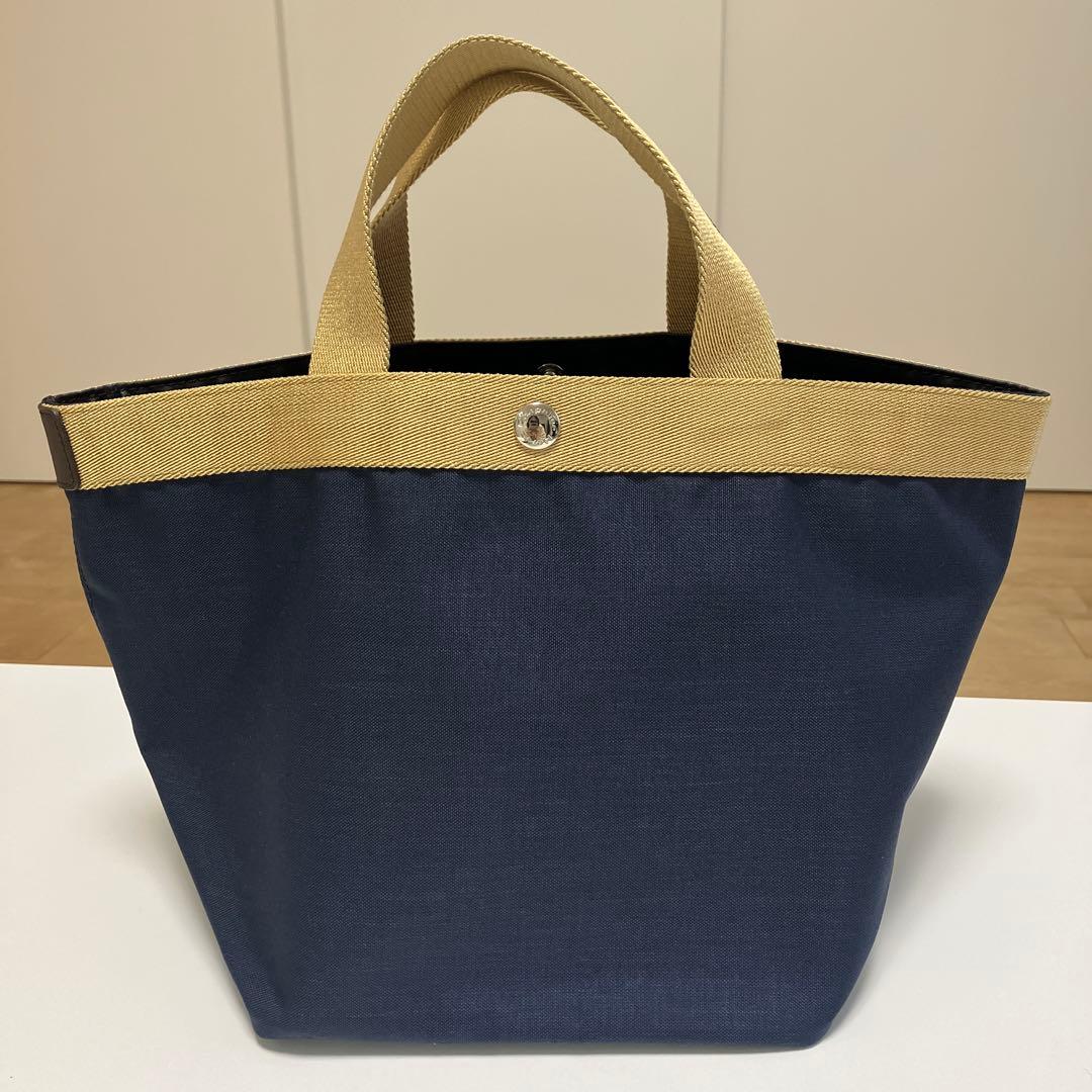 エルベシャプリエ　707C ネイビー　ゴールド　トゥモローランド　舟型