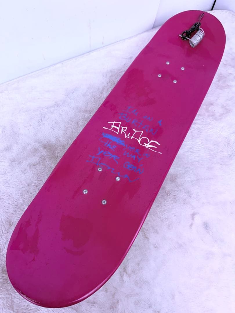 希少 BURTON スノーデッキ BRIDGE 未使用保管品 純正シート付