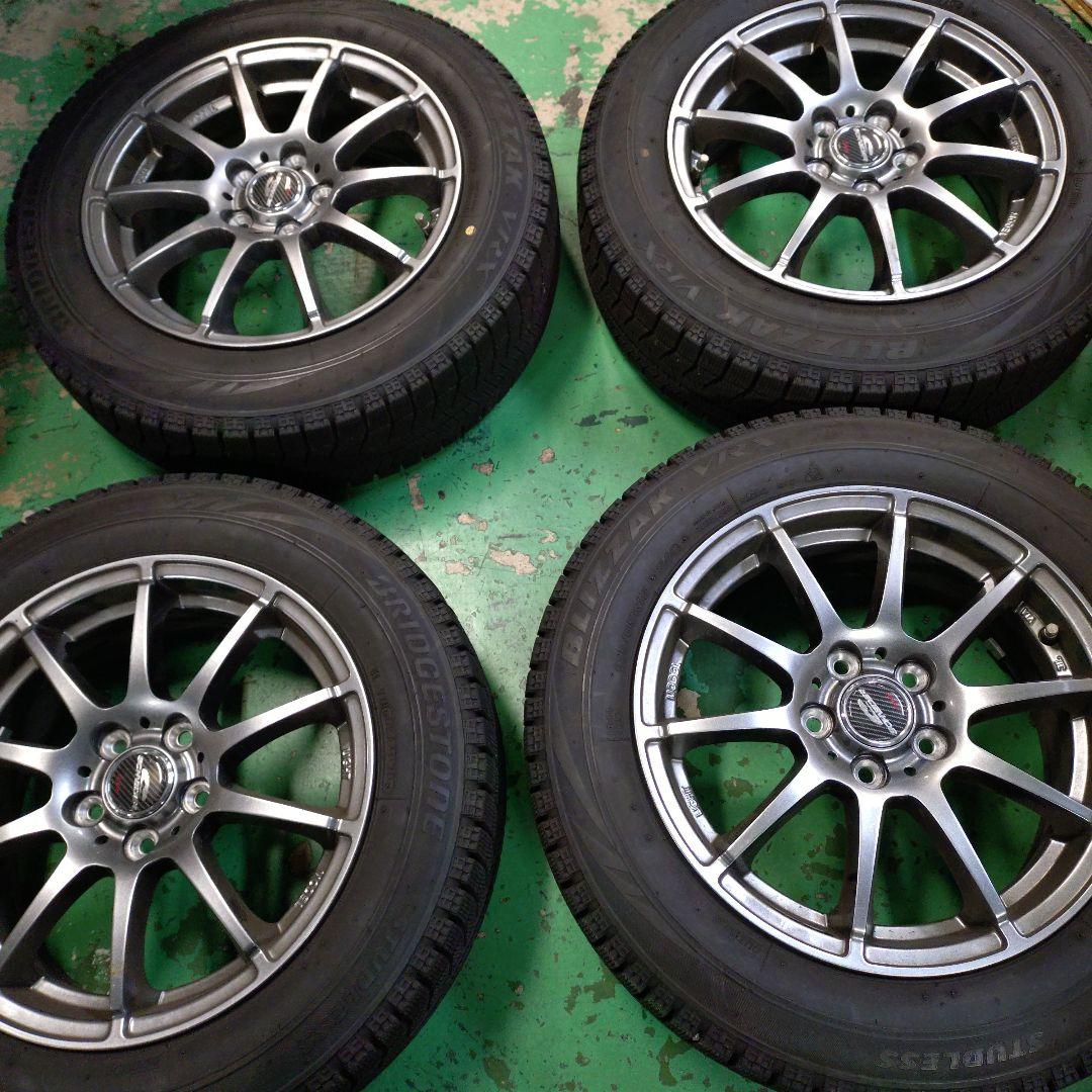 シエンタ社外15インチAW ブリザック2020年 8分山