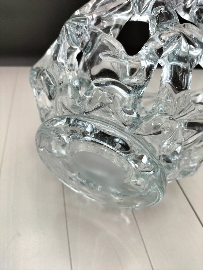 ガラスフラワーベース◆インテリア雑貨◆置物◆オブジェ◆I−2507FB20