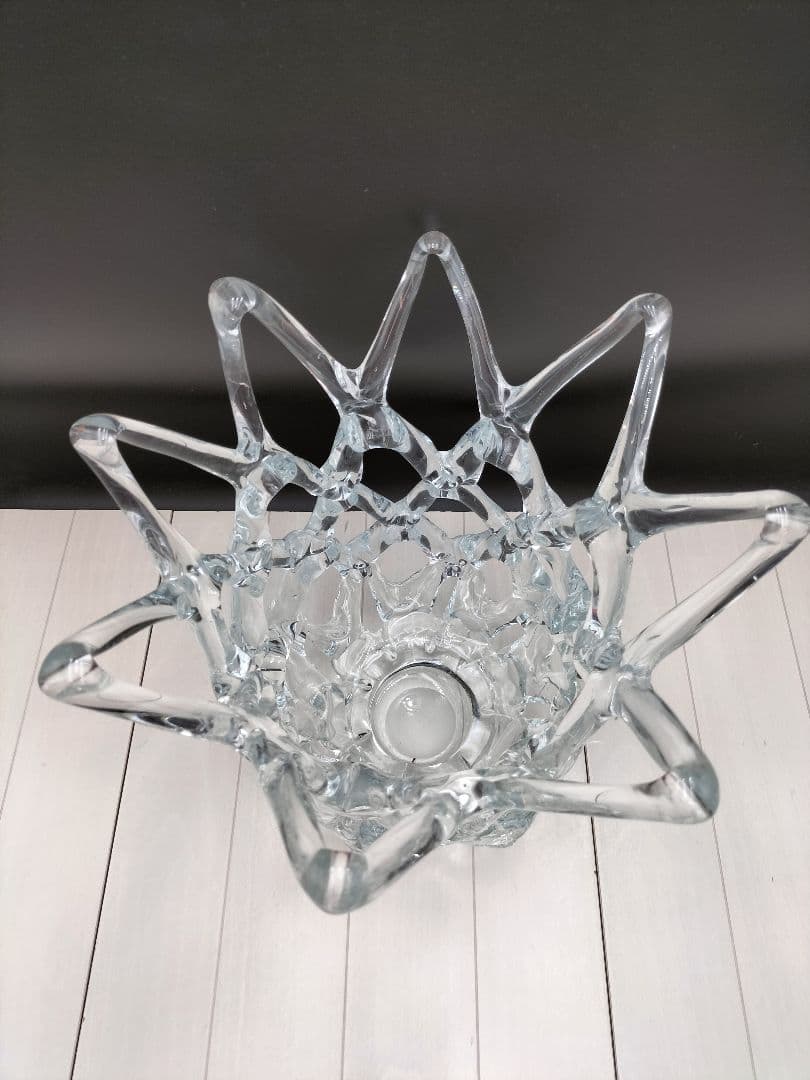 ガラスフラワーベース◆インテリア雑貨◆置物◆オブジェ◆I−2507FB20