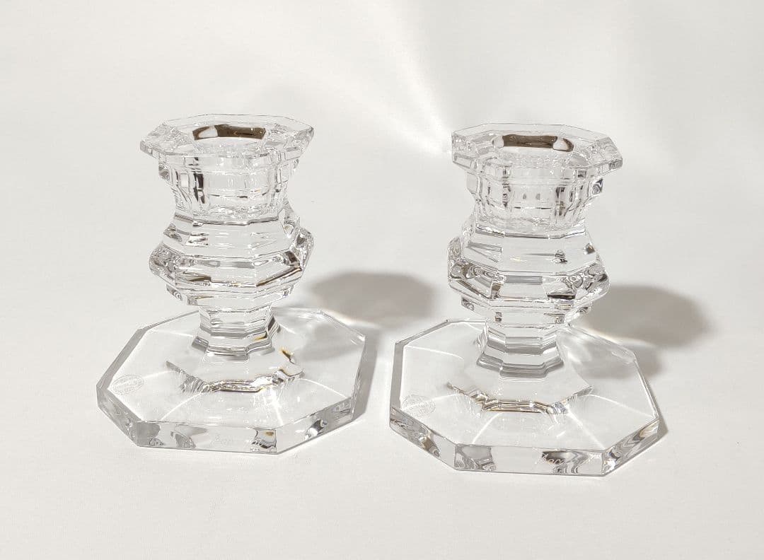 バカラ　アルクールブジョワール　ペア　キャンドルホルダー