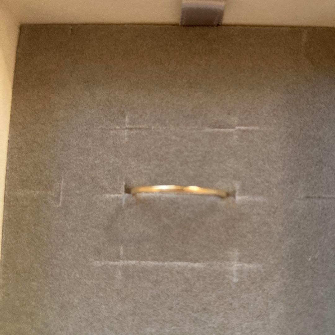 ジュエリーツツミTSUTSUMI ゴールド シンプルリング　K18 7号