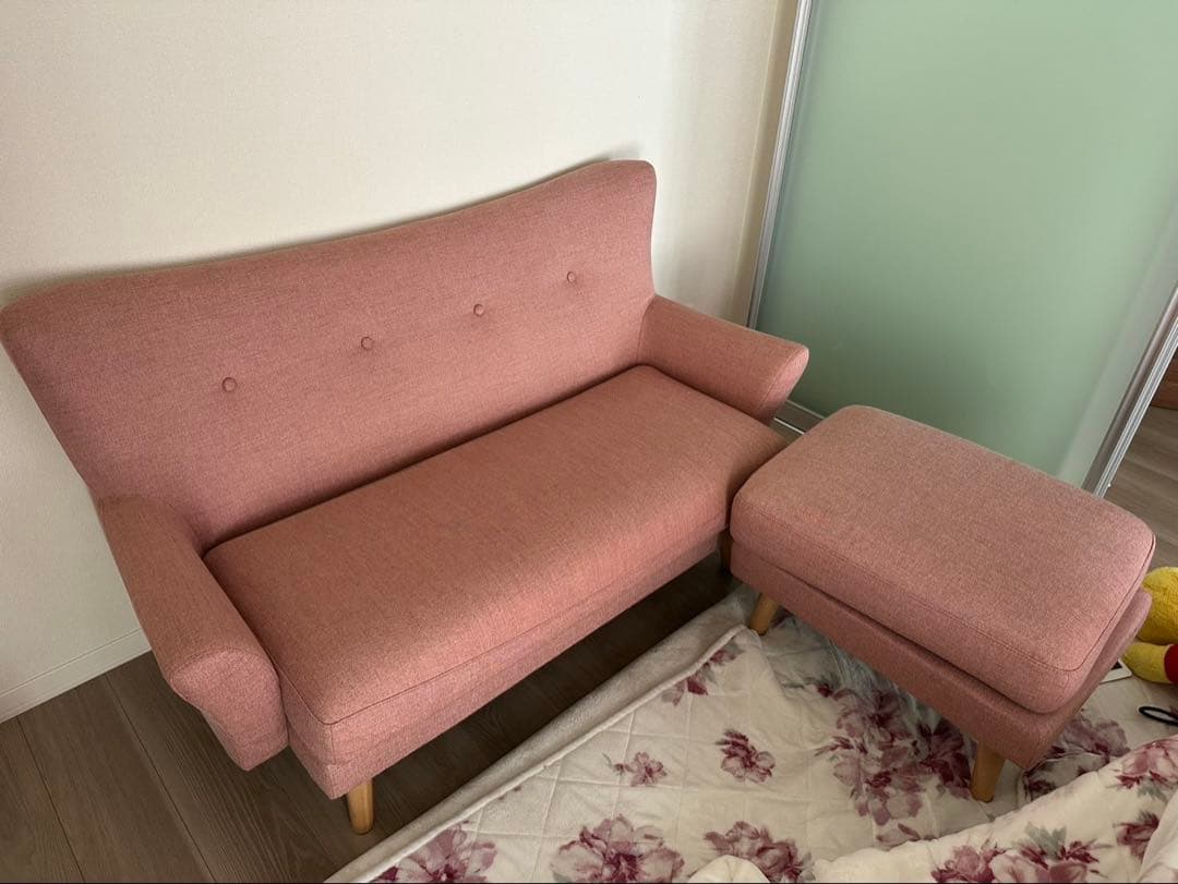 Francfranc フルレット ソファ ピンク