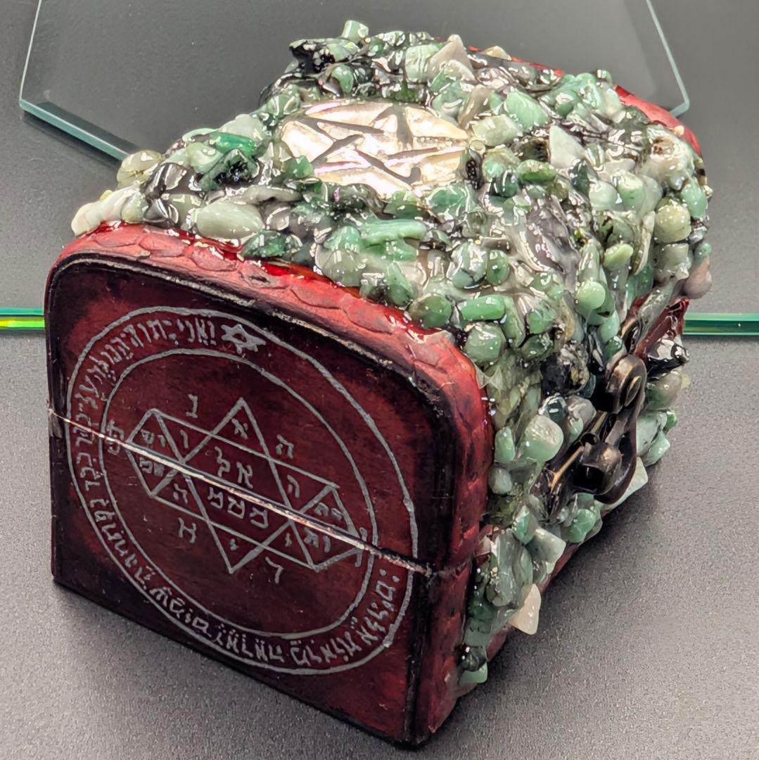 【1点物】 ソロモン王の鍵 護符魔術オルゴンボックス〜木星エメラルドタブレット〜