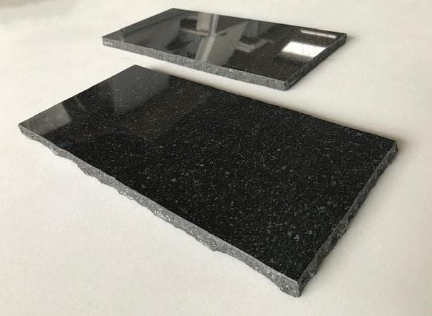 ●高級　天然黒御影石●　角皿　6枚入　●　送料無料