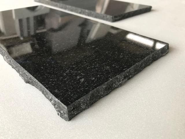 ●高級　天然黒御影石●　角皿　6枚入　●　送料無料