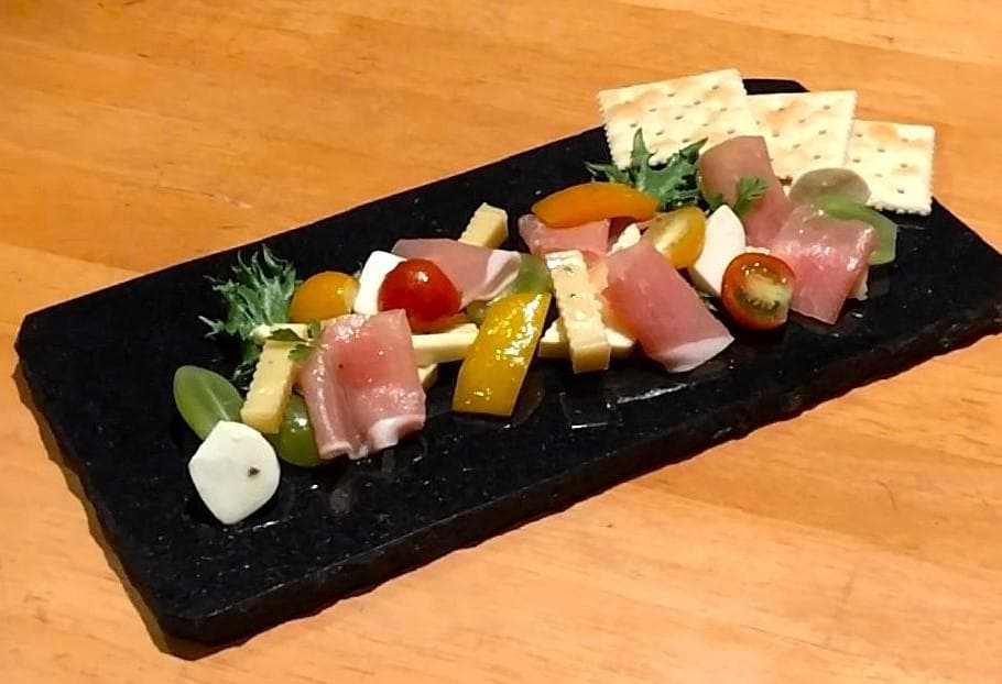 ●高級　天然黒御影石●　角皿　6枚入　●　送料無料