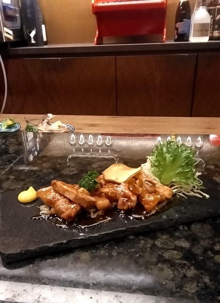 ●高級　天然黒御影石●　角皿　6枚入　●　送料無料