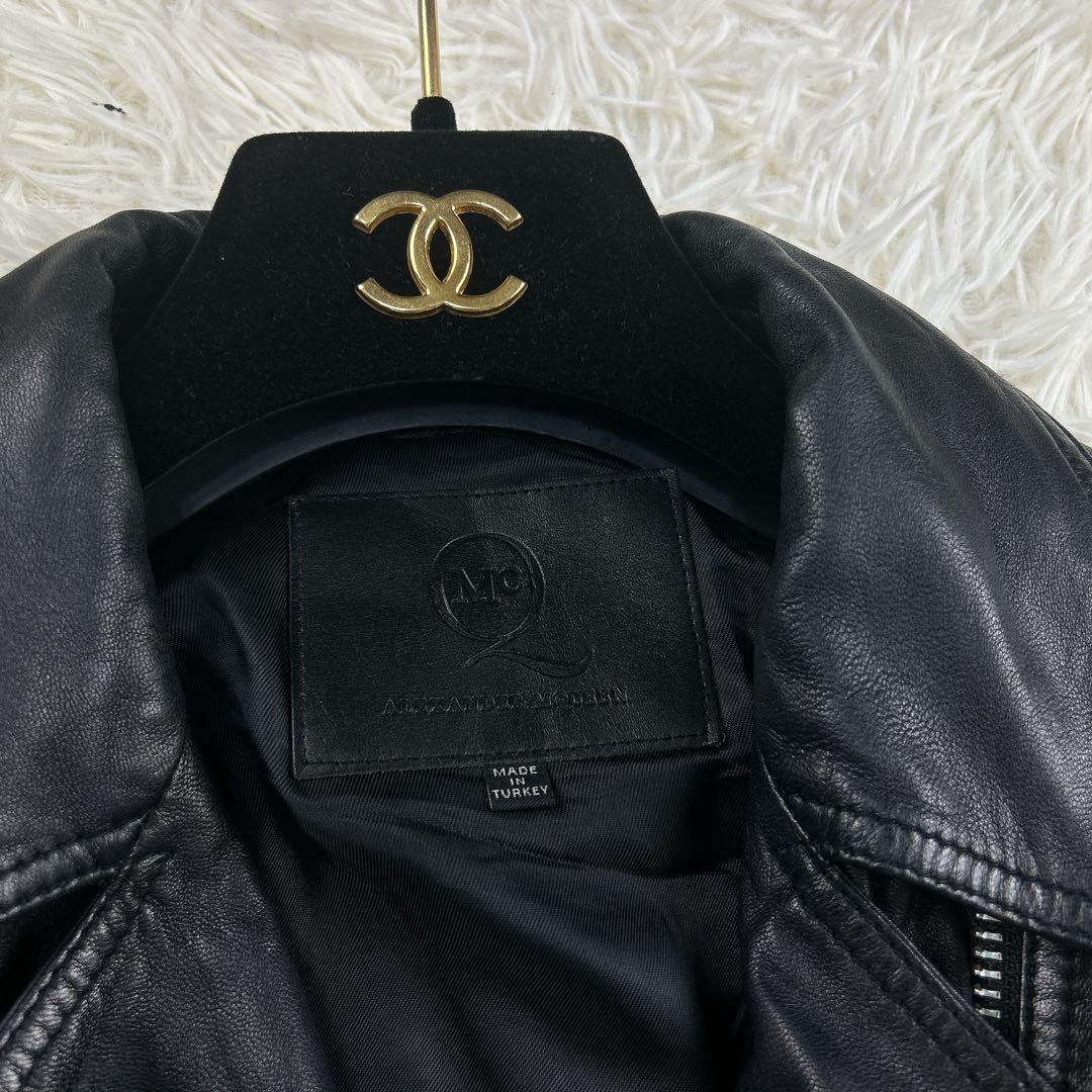 ジャケット・アウター Alexander McQueen LEATHER BIKER JACKET