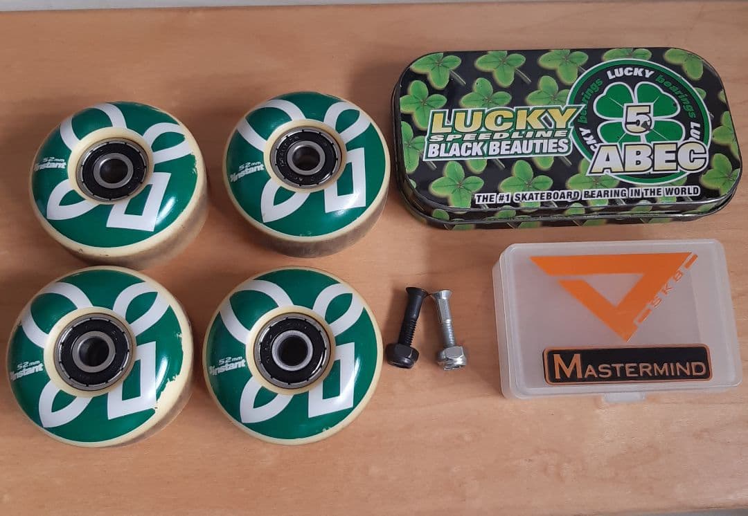 instant Venture ABEC5 ブランクデッキ コンプリートスケボー