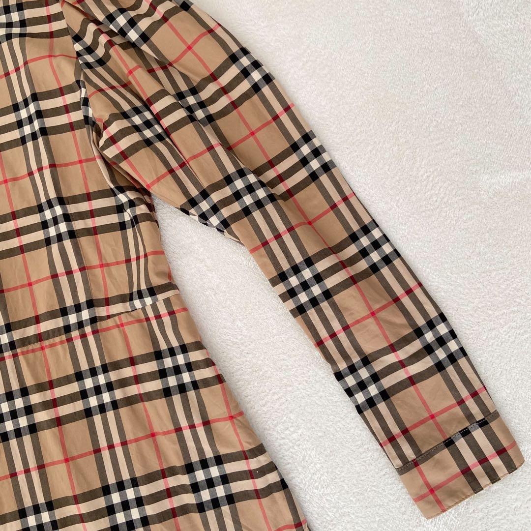 未使用級　現行　Burberry ノバチェック　ワンピース　膝丈　レディースS