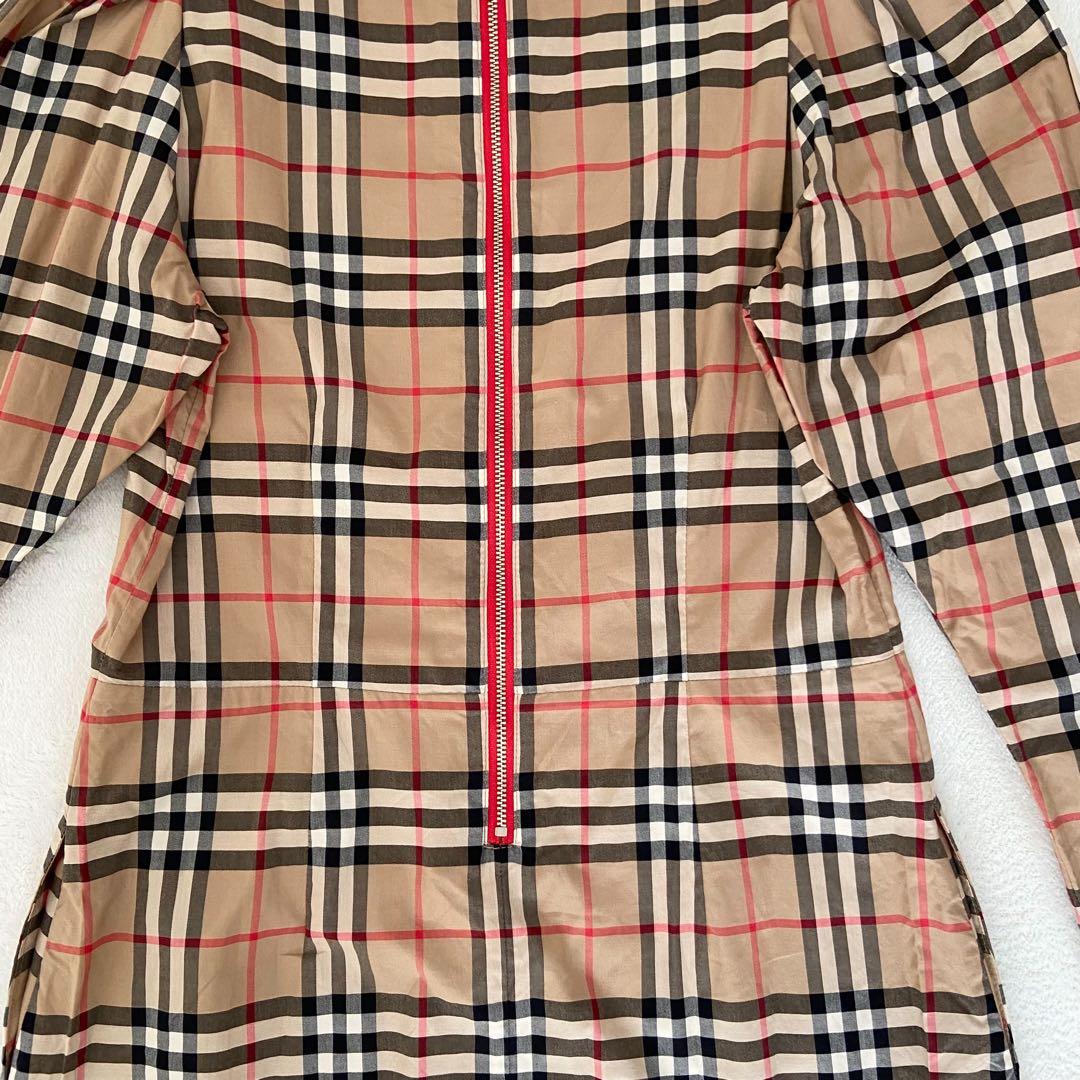 未使用級　現行　Burberry ノバチェック　ワンピース　膝丈　レディースS