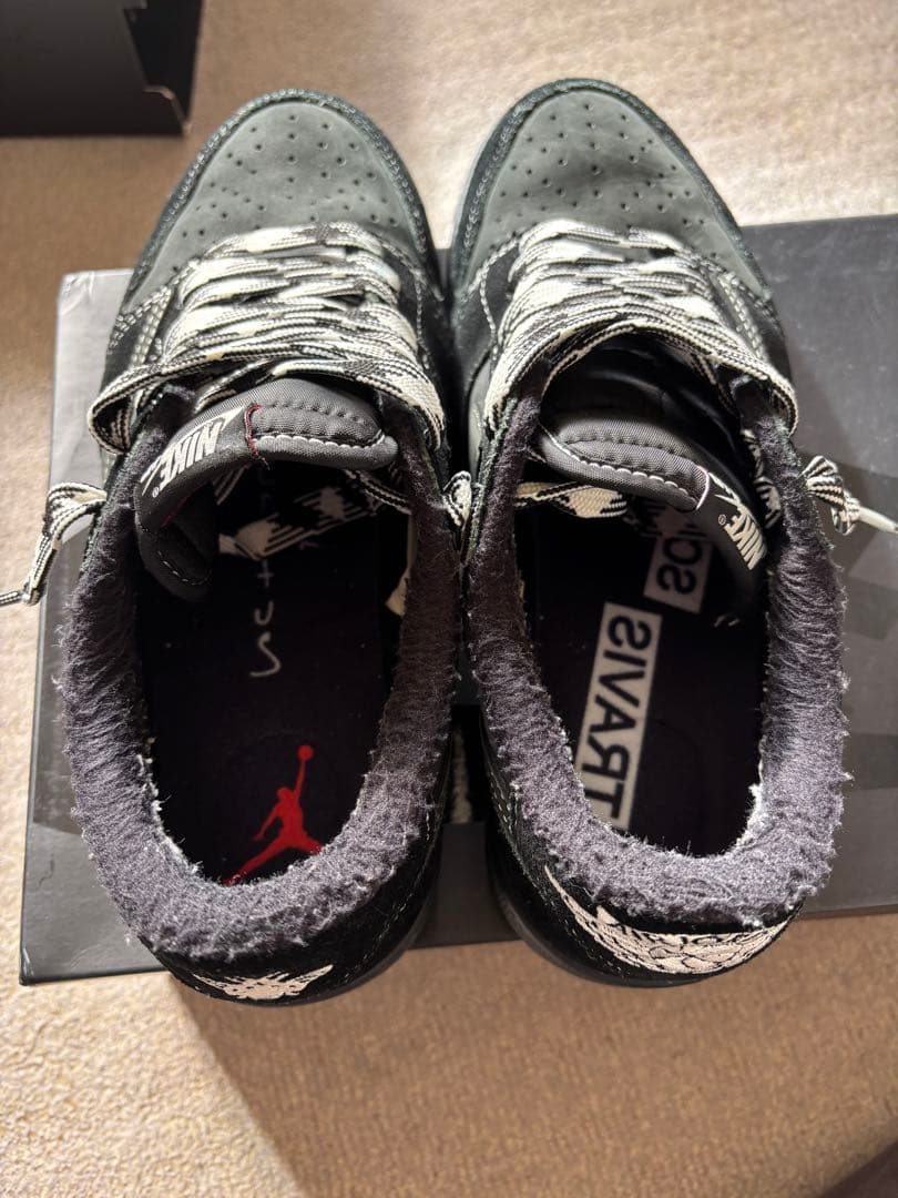 Nike travis scott ブラックファントム　27.5