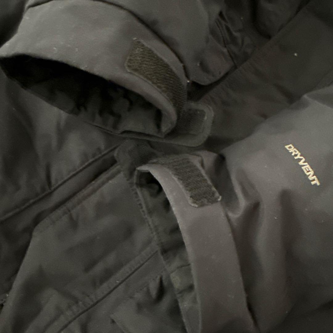 ザノースフェイス ダウンジャケット ブラック XS 550FIL DRYVENT