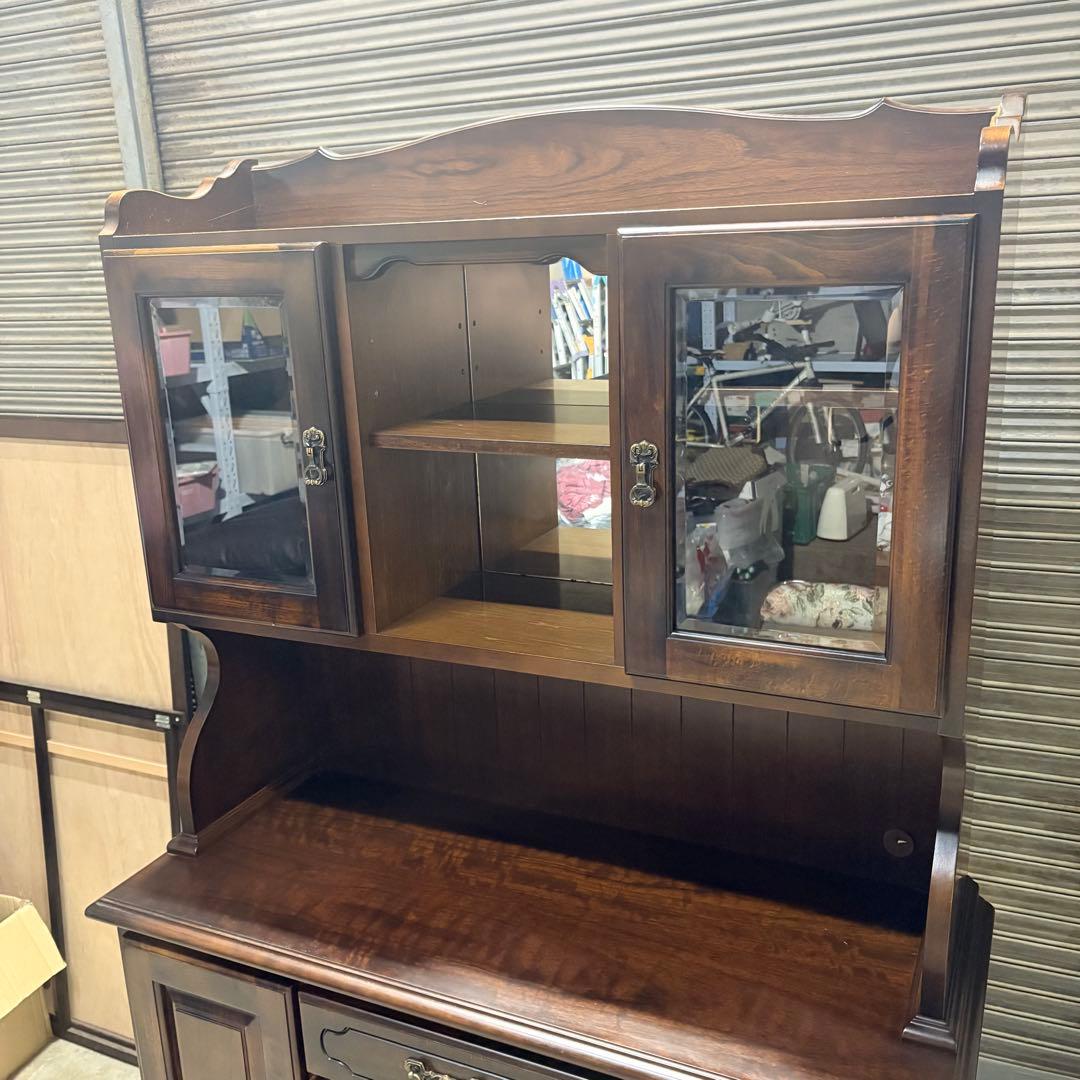 【福岡】【美品】カリモク karimoku 飾り棚 アンティーク ヴィンテージ