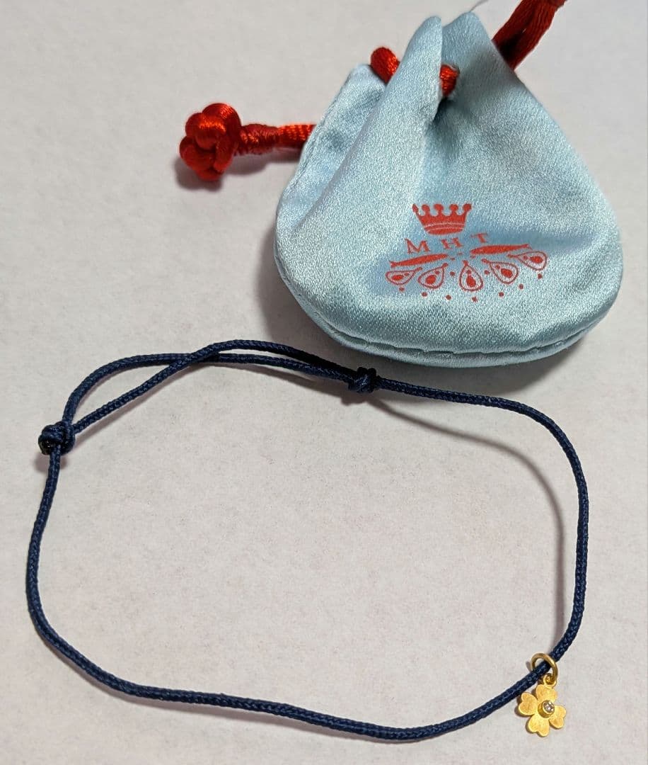 マリーエレーヌドゥタイヤック コードブレスレット　花　フラワー