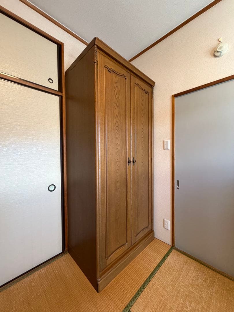 桐箪笥　洋服タンス　木製　婚礼タンス　婚礼家具　美品　昭和　レトロ