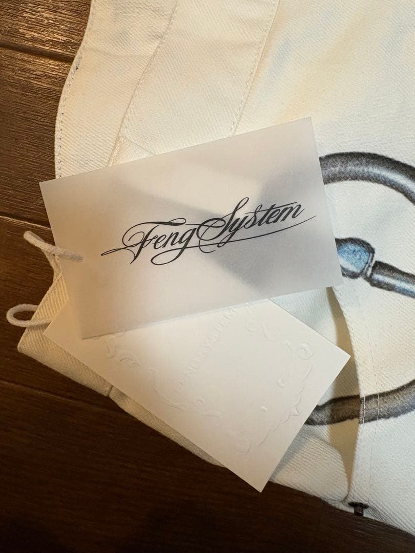 [即日発送]Feng System PRINTED KHAKI PANTS