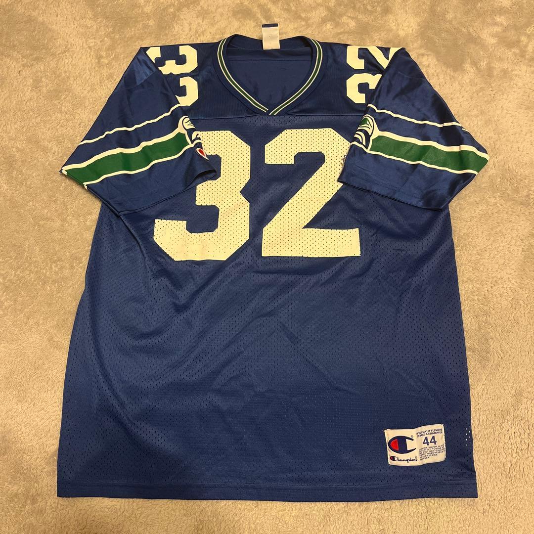 Champion製 NFL シアトル・シーホークス ゲームシャツ