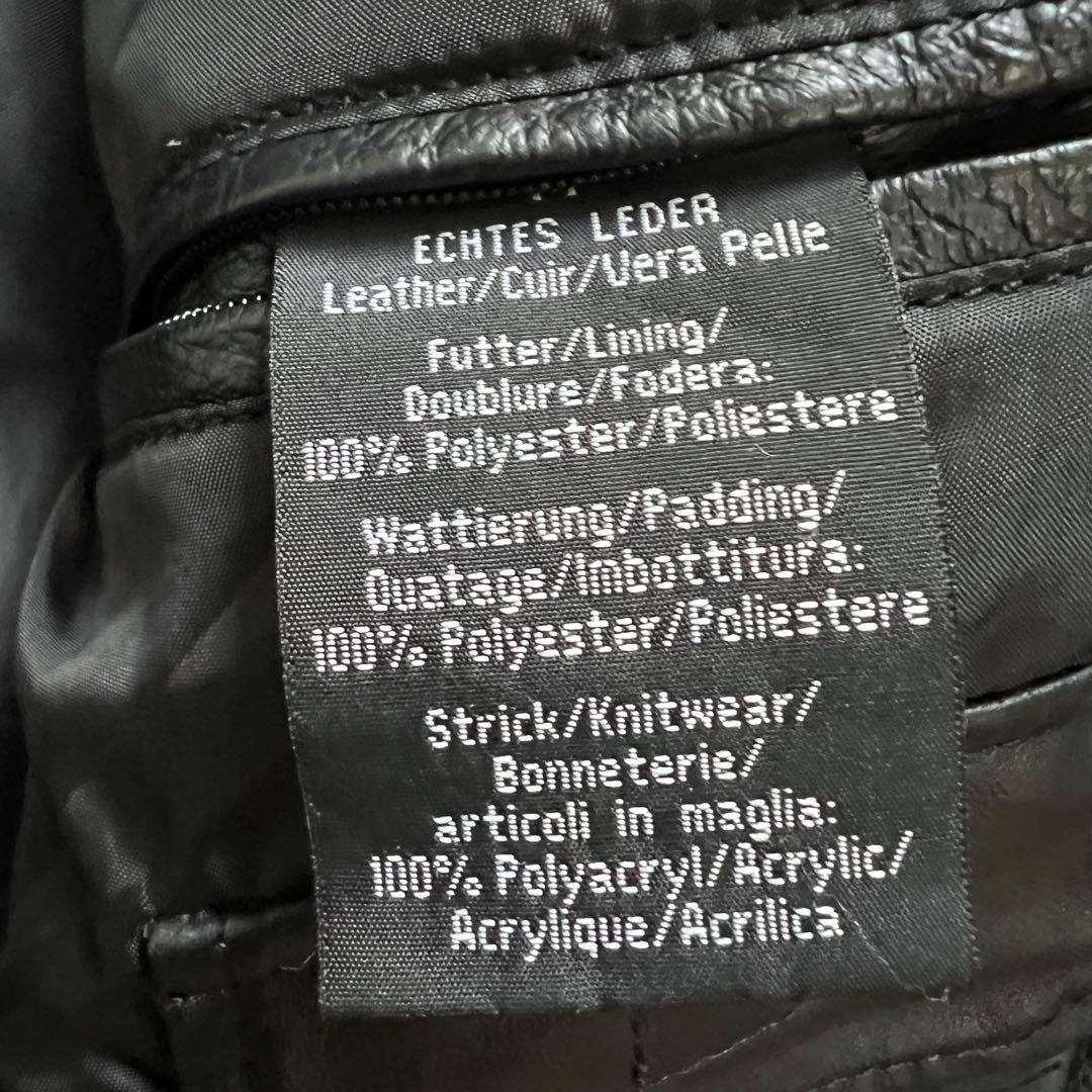 美品！！入手困難！メルセデスベンツ　レザージャケット　本革　ブラック　M