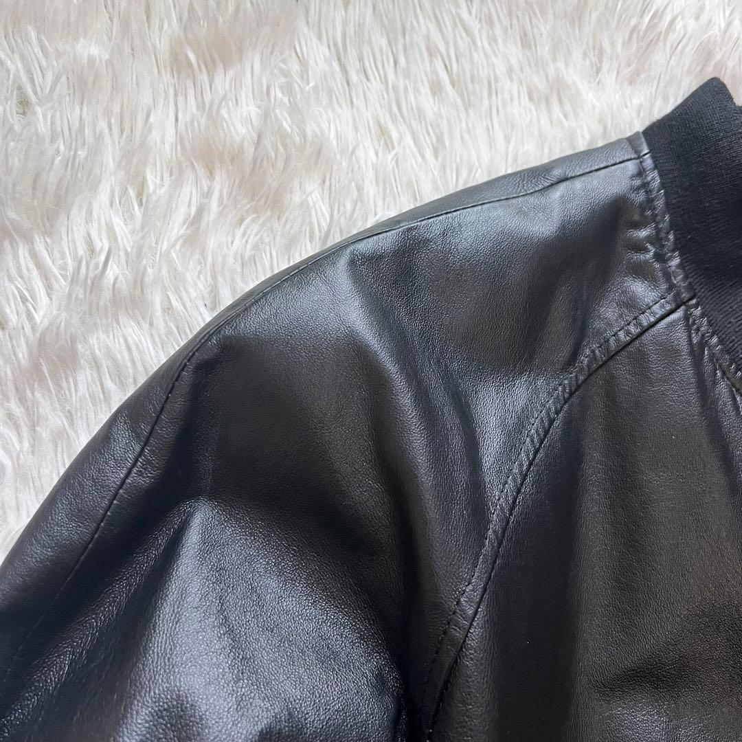 美品！！入手困難！メルセデスベンツ　レザージャケット　本革　ブラック　M