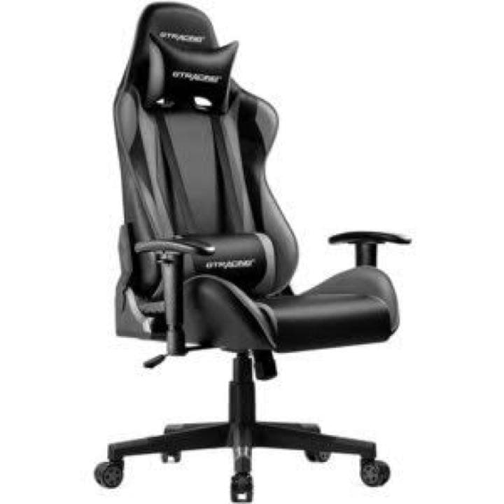 GTレーシング　ゲーミングチェア　ブラック