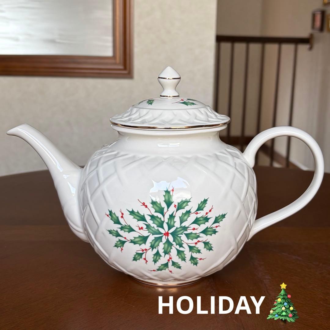 【レア美品】クリスマス★木馬★陶器の小物入れ