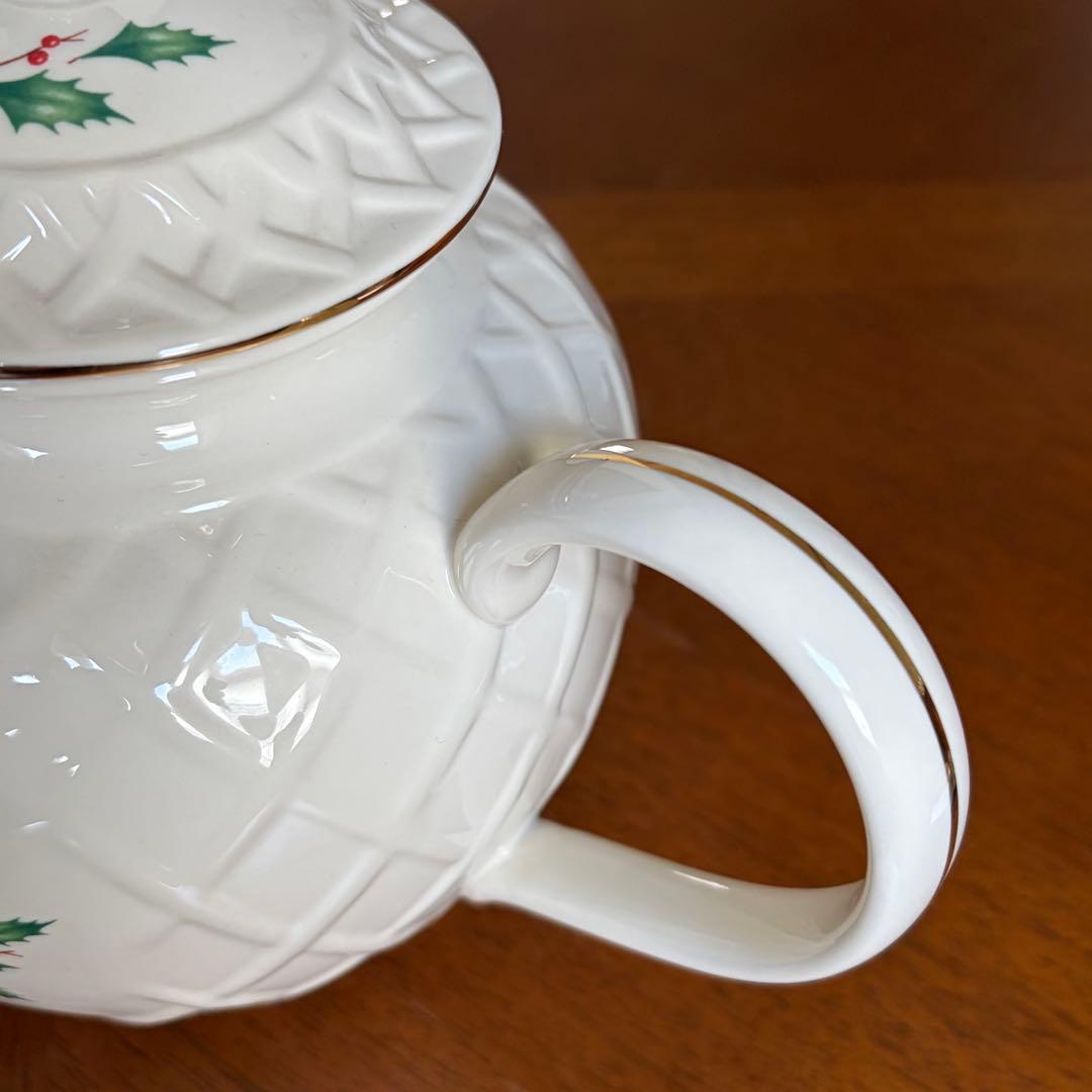 【レア美品】クリスマス★木馬★陶器の小物入れ