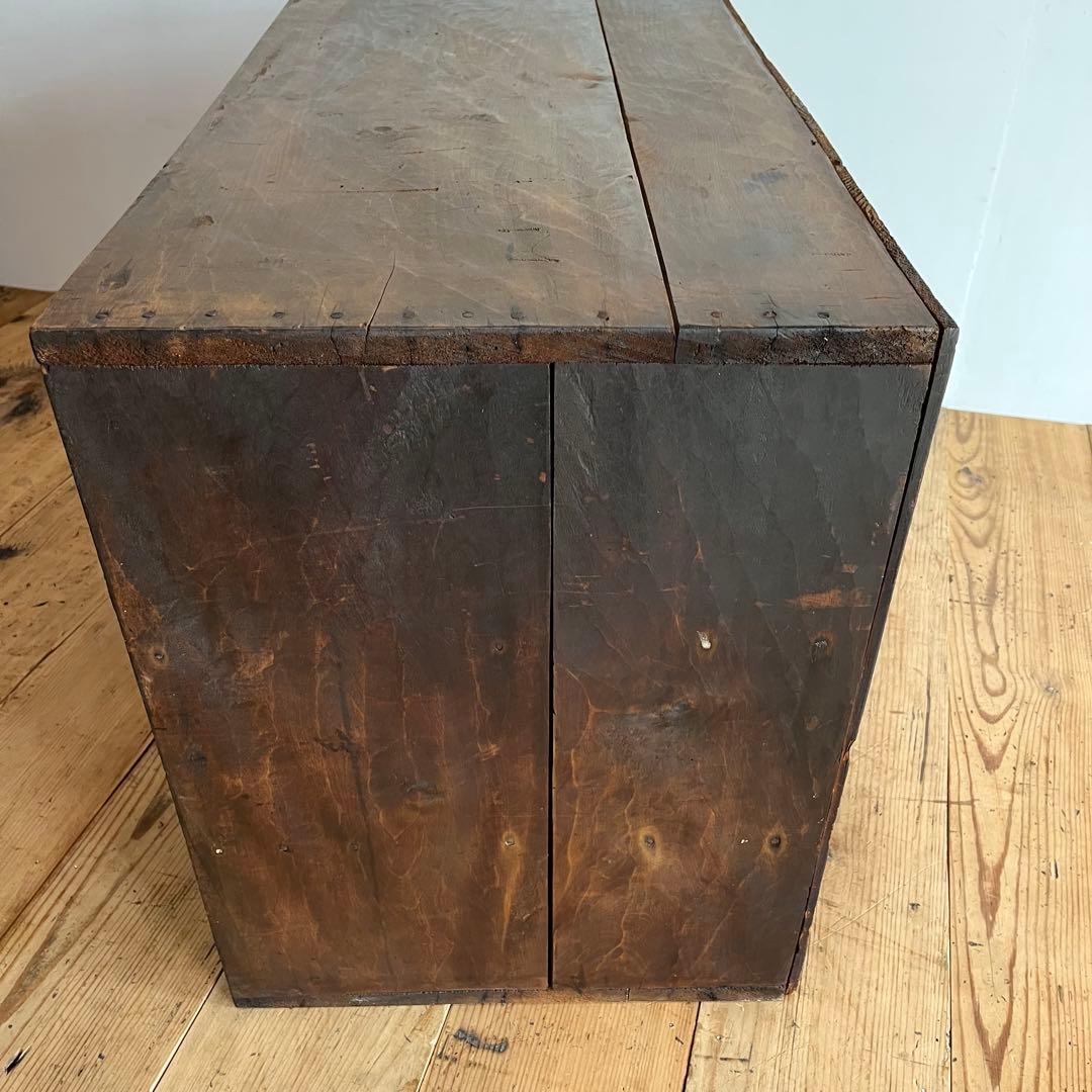 アンティーク チェスト 箪笥 ローボード テレビ台 昭和レトロ 3段 無垢材