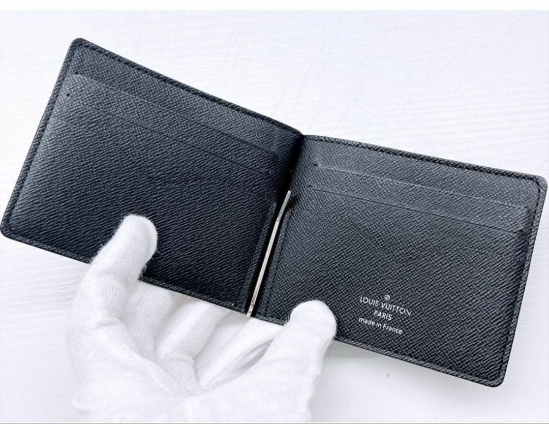 美品　ルイヴィトン　タイガ　ポルトフォイユ　パンス　マネークリップ　M62978