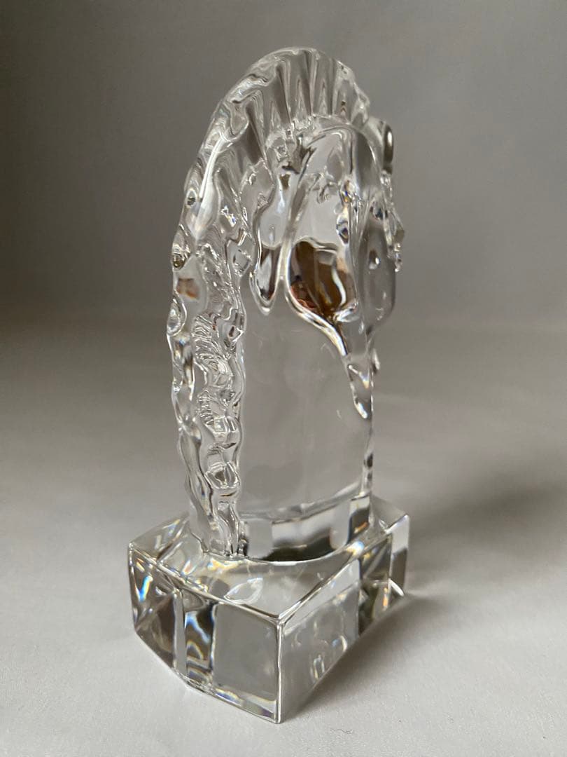 STEUBEN スチューベン　クリスタル　ナイト　ホース　馬　オブジェ　置物