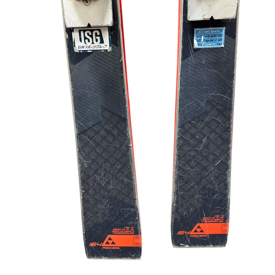 最上位 FISCHER THE CURV RC4 164 スキー 板 メンズ