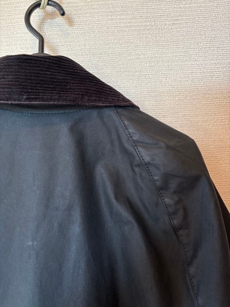 Barbour ブラック イギリス製 オイルドジャケット 42 XL