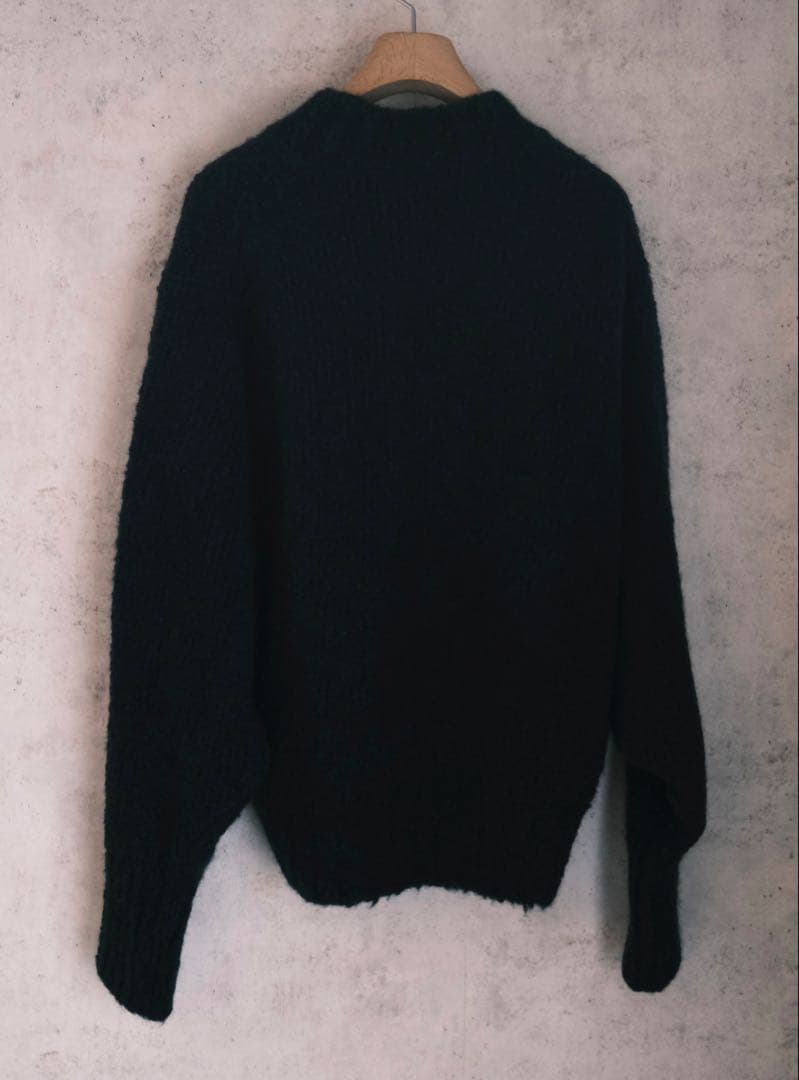 ATON アルパカモックネックニット　上代4.6万