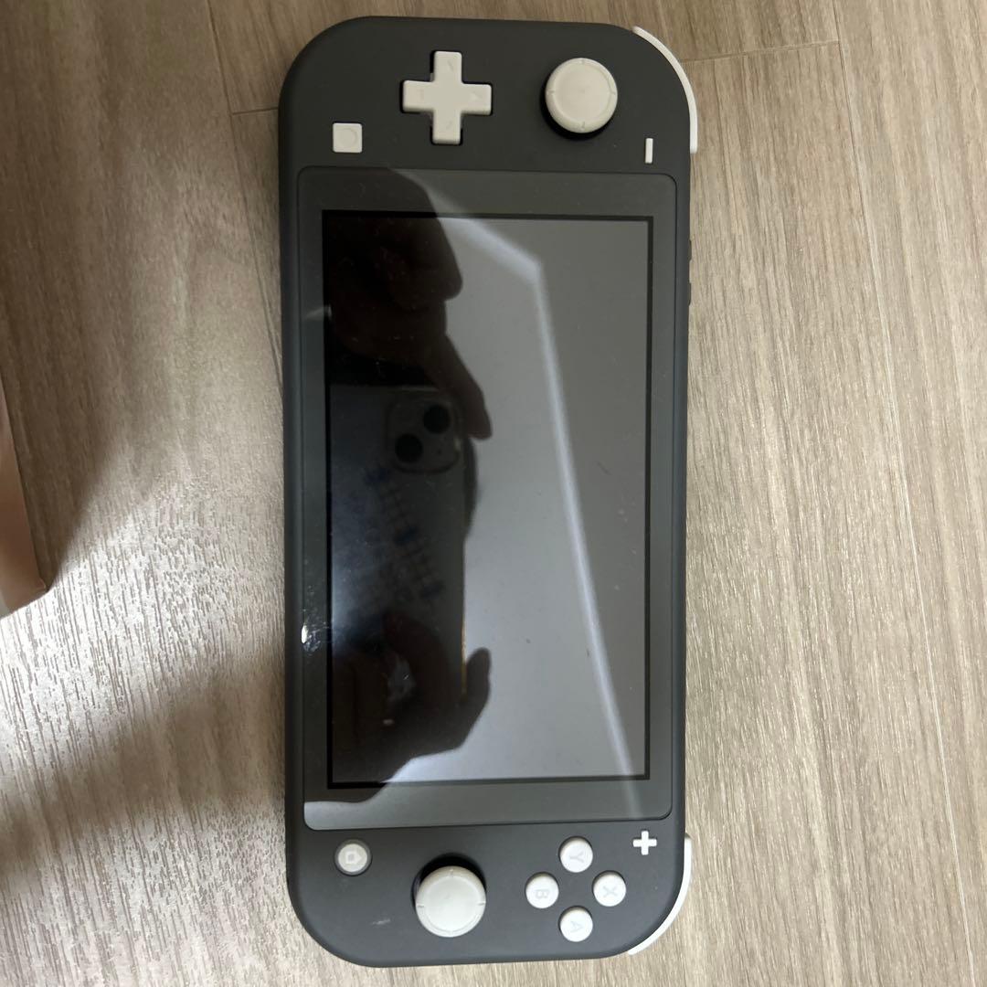 Nintendo switch lite グレー　本体　充電器