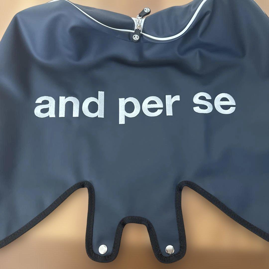 and per se ゴルフバッグ ネイビー