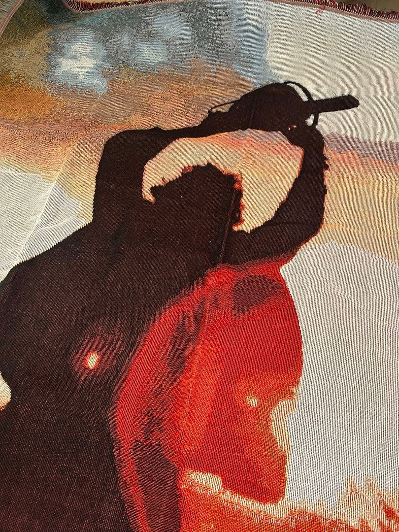 映画　悪魔のいけにえ　ブランケット rucking fotten 日本未発売