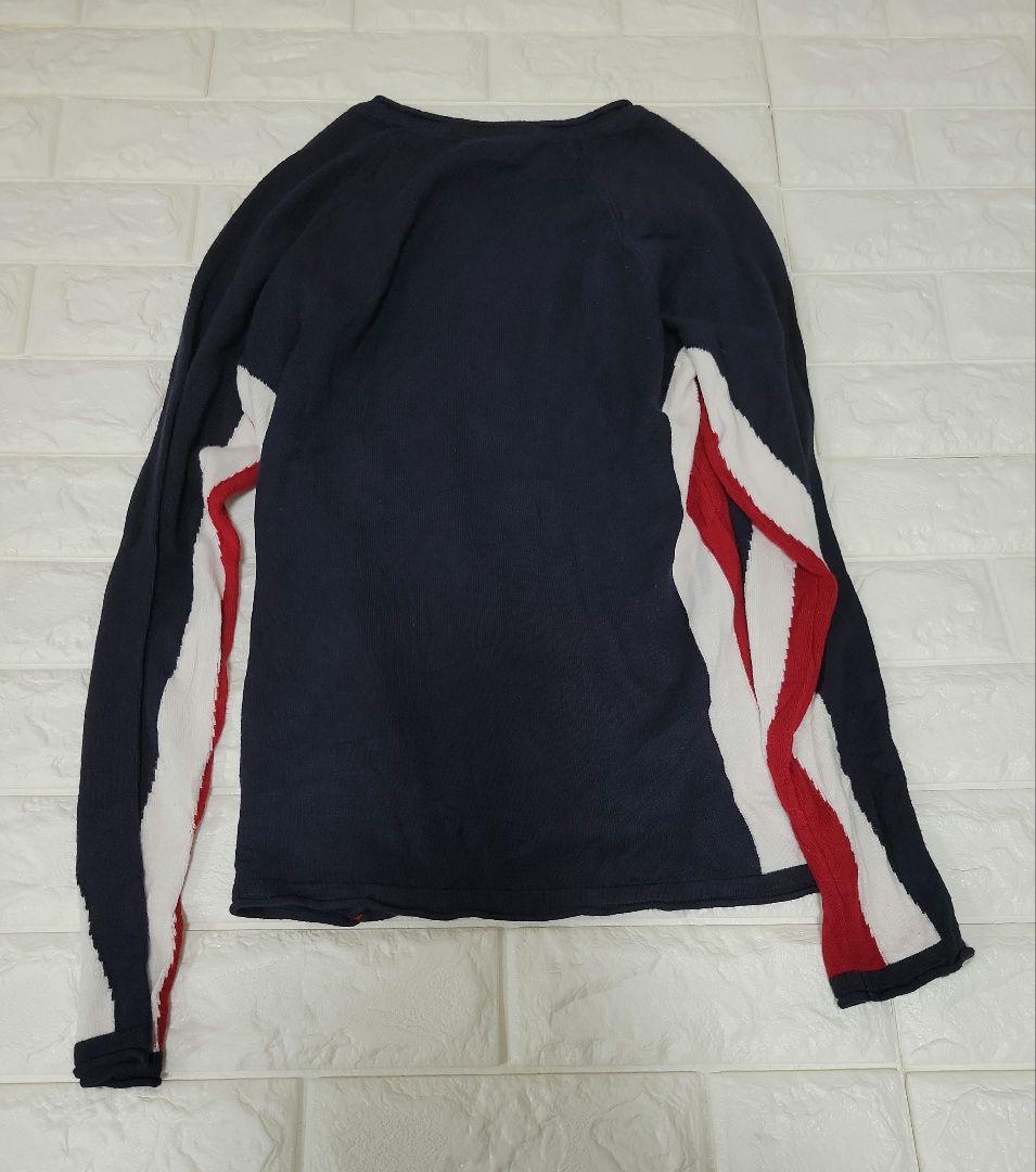 MONCLER ネイビー Vネック セーター