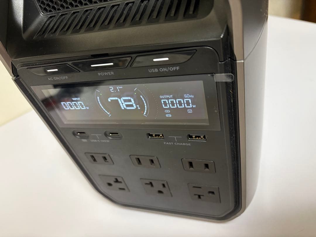 Eco Flow DELTA3Plus デルタ3プラス　防災　車中泊　停電