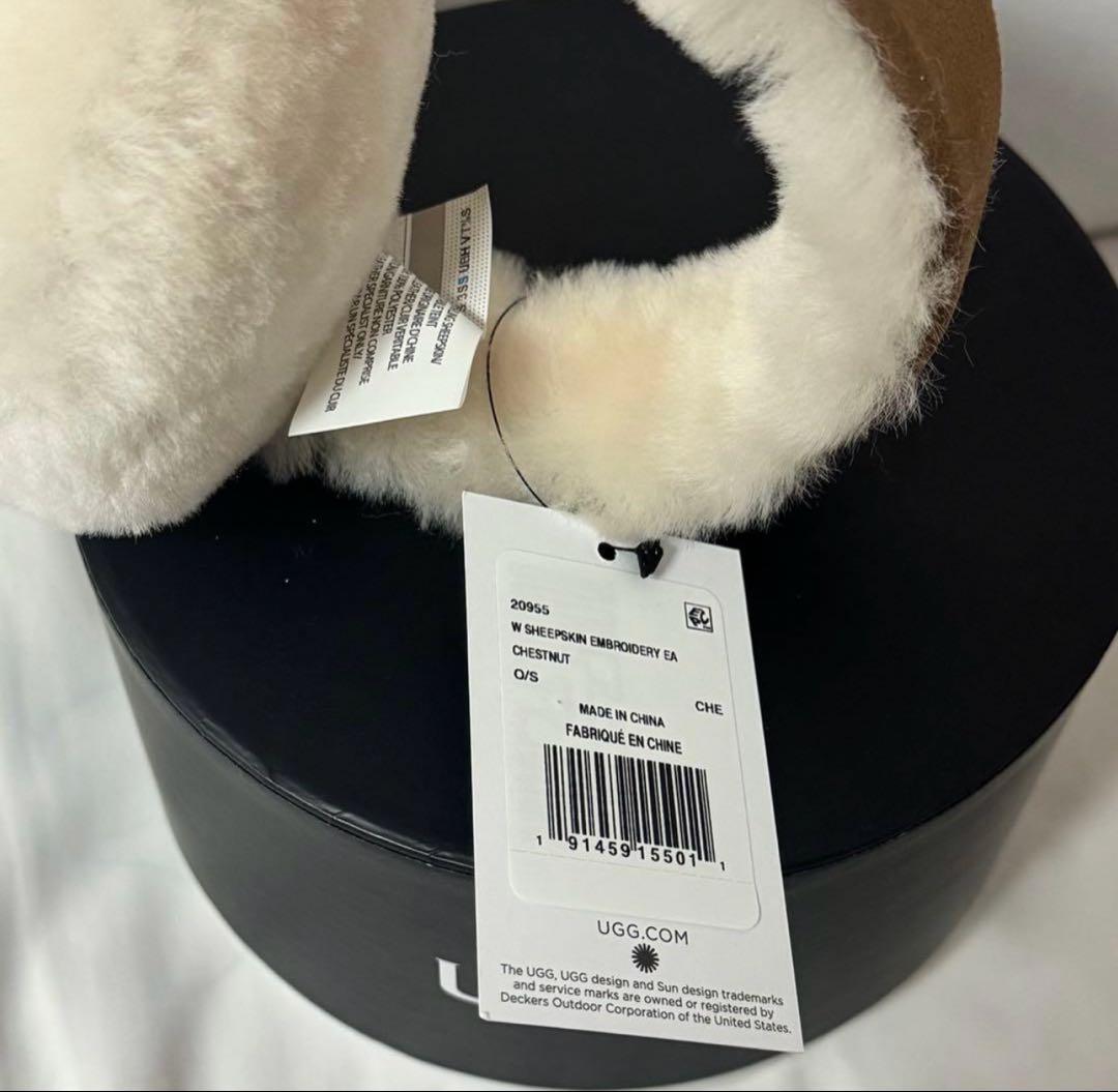 新品✨ugg イヤーマフ　チェスナット　箱付き　耳当て