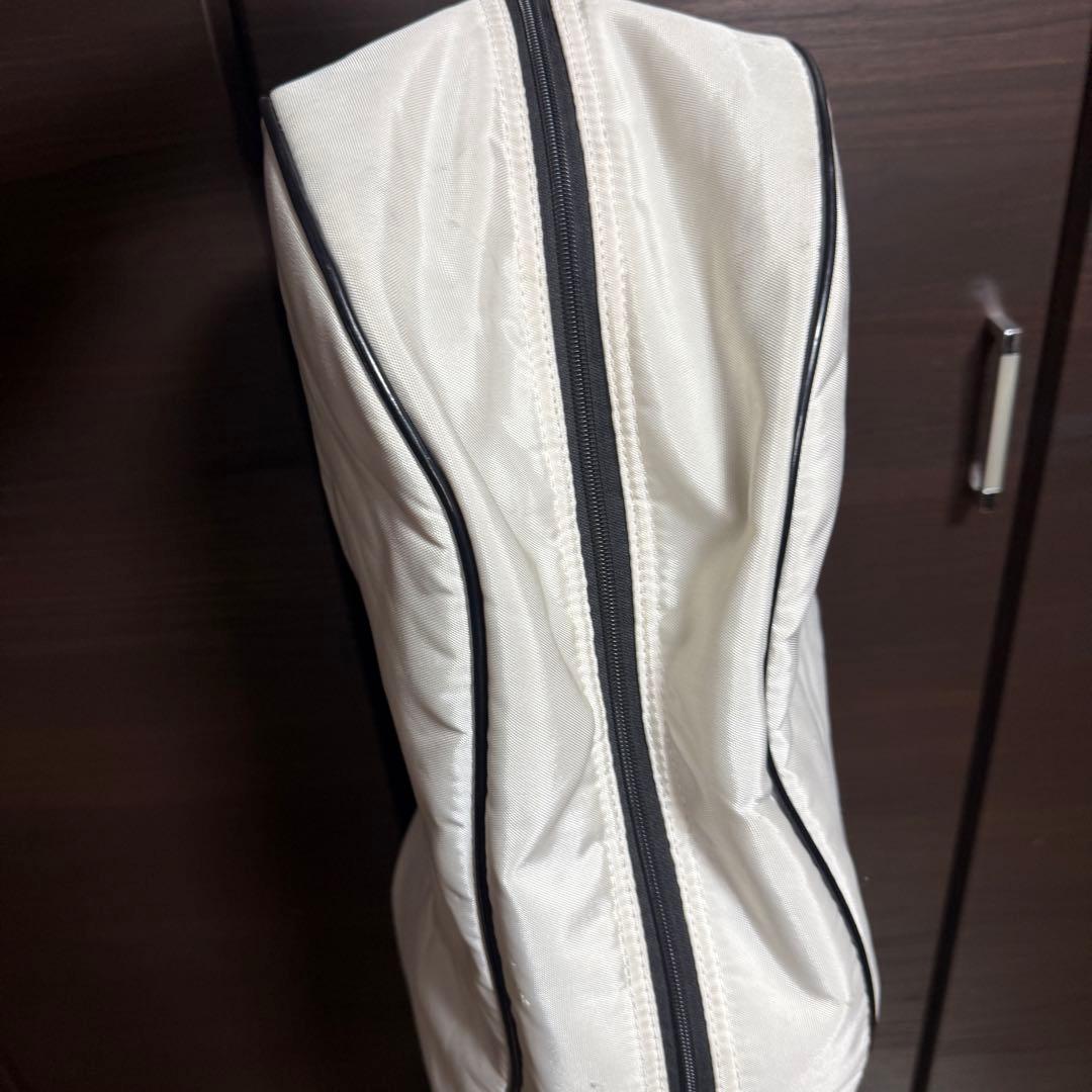 le coq sportif キャディバッグ ゴルフバッグ ホワイト/グリーン