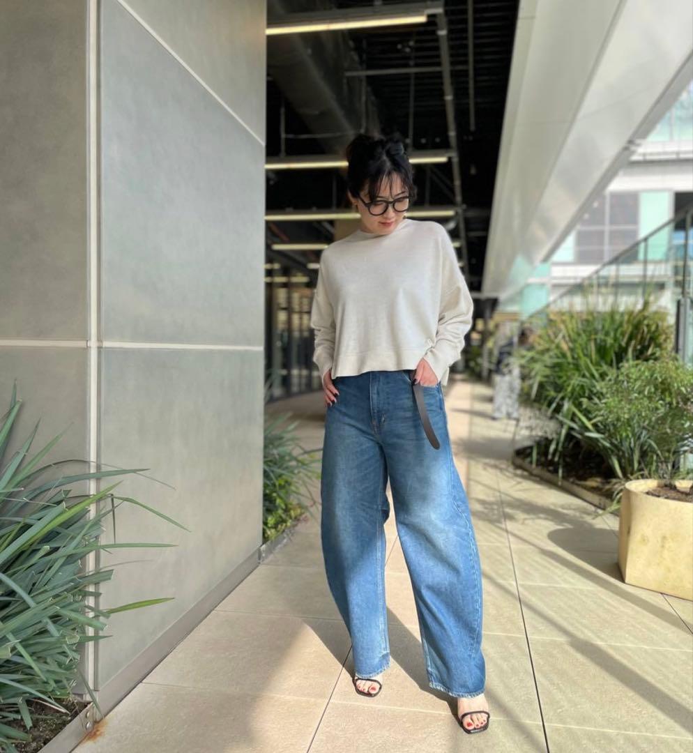 Curensology ファインウールバックリボンプルオーバー エクリュ