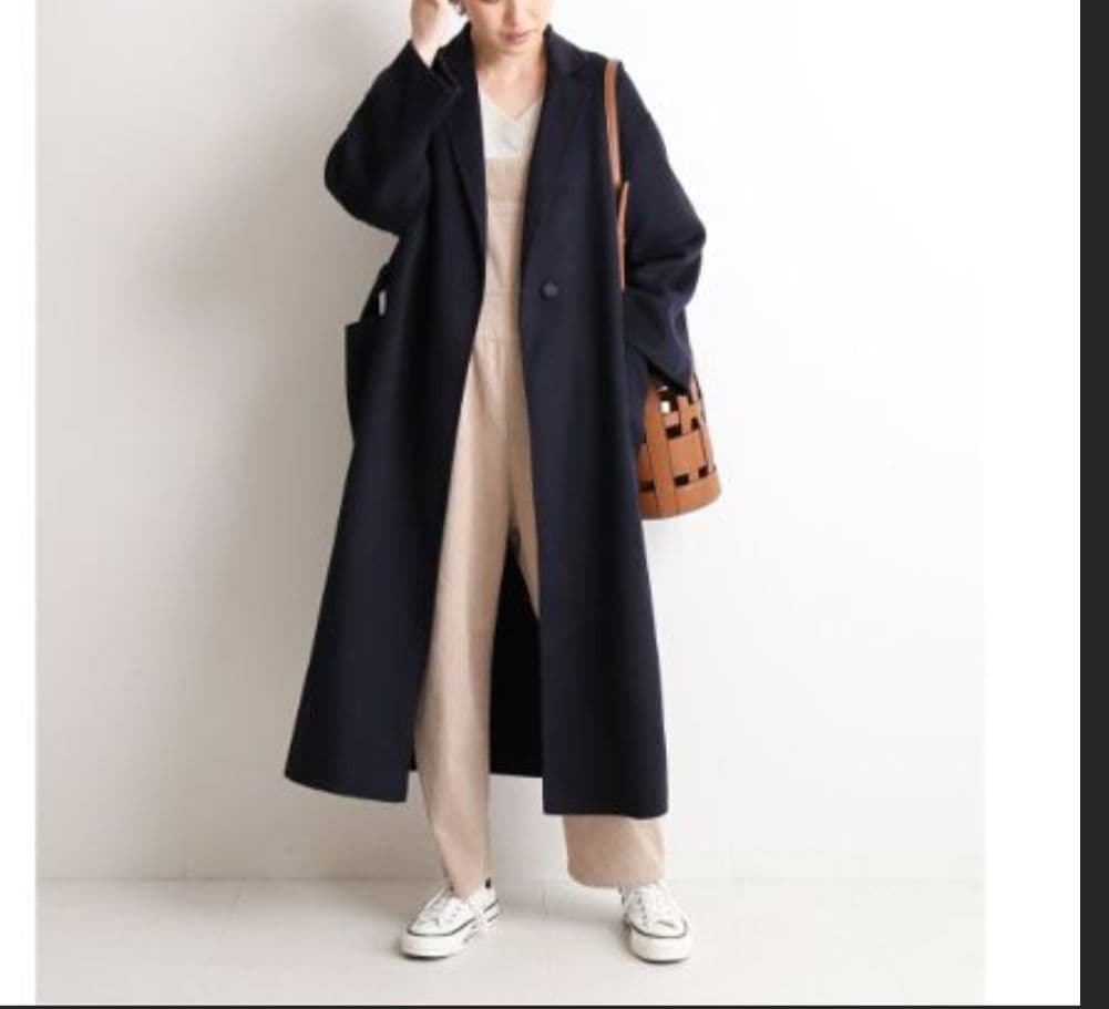 SLOBE IENA HAMILTONダブルフェイスウールチェスターコート